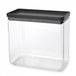 Кутия за съхранение на продукти Brabantia Tasty+ Stackable 3.5L, Dark Grey