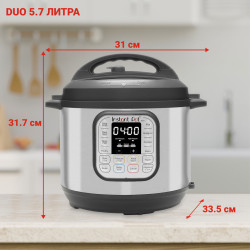 Мултикукър Instant Pot DUO 6 112018201, 1000W, 5.7l,