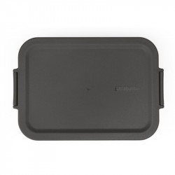 Κουτί τροφίμων Brabantia Make&Take 1006281, 1,1 l, Κούμπωμα, χωρίς BPA, Σκούρο γκρι