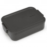 Кутия за обяд Brabantia Make&Take 1.1L, Dark Grey