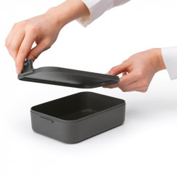 Кутия за обяд Brabantia Make&Take 1.1L, Dark Grey