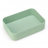 Brabantia Make&Take Food Container 1006282, 1.1 L, Snap-on Lids, BPA-Free, Green