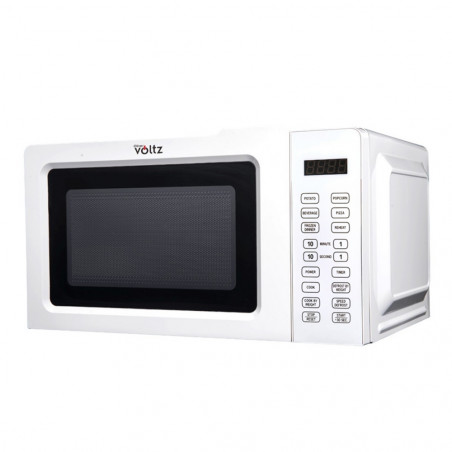 Φούρνος μικροκυμάτων Oliver Voltz OV51443D, 700W, 20L, Σύστημα ασφάλειας παιδιών, 6 προγράμματα, Απόψυξη, 10 επίπεδα ισχύος, Λευκό