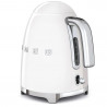 Fierbator electric SMEG KLF03WHEU, 2400W, 1.7 l, Oțel inoxidabil, Filtru lavabil, Auto. off, Alb