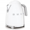 Fierbator electric SMEG KLF03WHEU, 2400W, 1.7 l, Oțel inoxidabil, Filtru lavabil, Auto. off, Alb