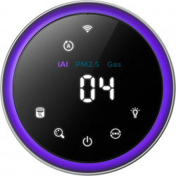 Purificator de aer Philips AC3033/10, SMART, Wi-Fi, 55W, pentru până la 135 m2, HEPA, senzori inteligenți, alb/gri