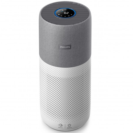 Пречиствател за въздух Philips AC3033/10, 55W, 135 м2, HEPA, Wi-Fi, Интелигентни сензори, Бял/сив