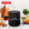 Tefal Easy Fry Ultra EY1118 Hot Air Fryer, 1200W, 4.2 L, 8 Programs, Timer, 6 Settings, Up to 200°C, Black