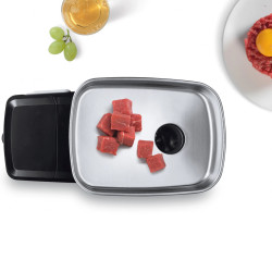 Húsdaráló Bosch MFW68660, 2200W, paradicsom és kolbász tartozék, fordított, 4,3 kg/perc, Inox