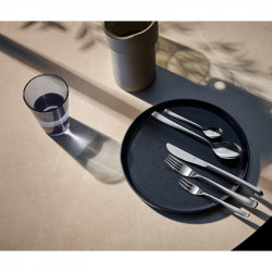 WMF Vision 30-Piece Cutlery Set, 18/10 Stainless Steel, Cromargan protect, Scratch and Wear Protection, Silver