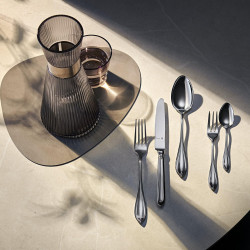 Set tacamuri WMF Premiere, 30 piese, Cromargan Protect, Rezistent la acid si coroziune, Otel inoxidabil 18/10, Argintiu