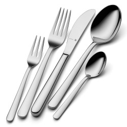 WMF Kult 30-Piece Cutlery Set, Cromargan protect, Hand-polished, 18/10 Stainless Steel, Silver