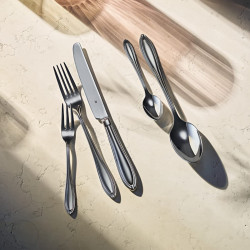 Set tacamuri WMF Florenz, 30 piese, Cromargan protect, Protectie impotriva zgarieturilor si uzurii, Otel inoxidabil 18/10, Argintiu