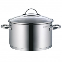 Set oale cu capac si cratita WMF Provence Plus 5, 9 piese, Otel inoxidabil 18/10, Fund multistrat TransTherm, Inductie, Argintiu