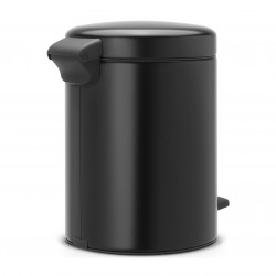 Кош за смет с педал Brabantia NewIcon 5L, Matt Black