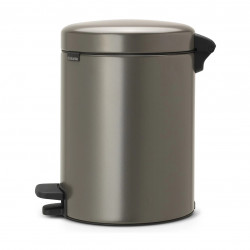 Кош за смет с педал Brabantia NewIcon 5L, Platinum