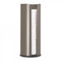 Suport hartie igienica Brabantia ReNew 1003472, Triplu, Rezistent la coroziune, Gri inchis