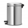 Кош за смет с педал Brabantia NewIcon 5L, Matt Steel