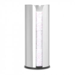 Brabantia ReNew 1003474 Spare Toilet Paper Holder, Triple, Corrosion-Resistant, Stainless Steel/Matte