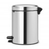 Кош за смет с педал Brabantia NewIcon 5L, Brilliant Steel