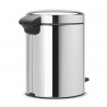 Кош за смет с педал Brabantia NewIcon 5L, Brilliant Steel