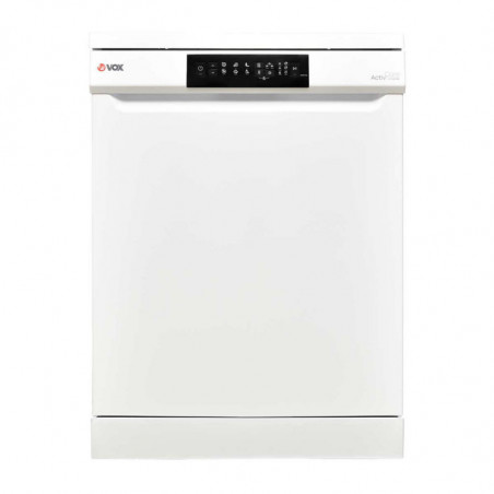 VOX LC 12A15-BE Dishwasher, Energy Class E, 12 place settings, 6 programs, Salt and rinse aid indicators, White