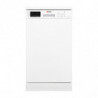VOX LC 4745 E Dishwasher, Energy Class E, 10 place settings, 7 programs, Salt and rinse aid indicators, White