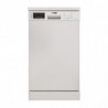 VOX LC 4745 IXE Dishwasher, Energy Class E, 10 place settings, 7 programs, Salt and rinse aid indicators, White/Gray