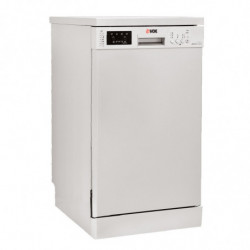 VOX LC 4745 IXE Dishwasher, Energy Class E, 10 place settings, 7 programs, Salt and rinse aid indicators, White/Gray