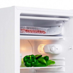 Muhler S84WE0 Refrigerator, 121 L, No Frost, Energy Class E, R600A, Reversible Door, White