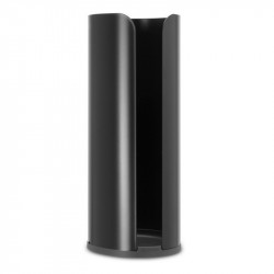 Brabantia ReNew 1003471 Spare Toilet Paper Holder, Triple, Corrosion-Resistant, Black/Matte