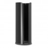 Brabantia ReNew 1003471 Spare Toilet Paper Holder, Triple, Corrosion-Resistant, Black/Matte