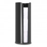 Brabantia ReNew 1003471 Spare Toilet Paper Holder, Triple, Corrosion-Resistant, Black/Matte