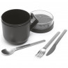 Чаша с капак Brabantia Make&Take 600ml, Dark Grey