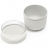 Μπολ πρωινού Brabantia Make&Take 1006298, 500+180 ml, Βιδωτό καπάκι, χωρίς BPA, Γκρι