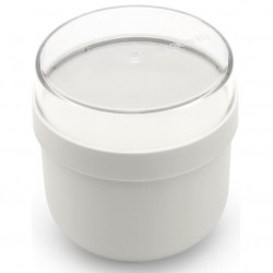 Brabantia Make&Take Breakfast Bowl 1006298, 500+180 ml, Screw-on Lid, BPA-Free, Gray