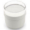 Μπολ πρωινού Brabantia Make&Take 1006298, 500+180 ml, Βιδωτό καπάκι, χωρίς BPA, Γκρι