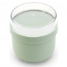 Brabantia Make&Take Breakfast Bowl 1006297, 500+180 ml, Screw-on Lid, BPA-Free, Green