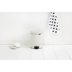 Кош за смет с педал Brabantia NewIcon 5L, White