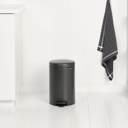Кош за смет с педал Brabantia NewIcon 12L, Confident Grey