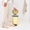 Кош за смет с педал Brabantia NewIcon 12L, Mellow Yellow