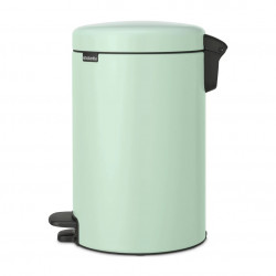 Brabantia NewIcon 1008843 Pedal Bin, 12 L, Soft-Close, Non-Slip Base, Light Green