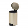 Brabantia NewIcon 1003201 Pedal Bin, 12 L, Soft-Close, Non-Slip Base, Metallic Gold