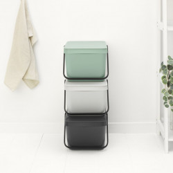 Кош за смет за разделно събиране Brabantia Sort&Go Stackable 20L, Light Grey