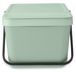 Cos depozitare sau reciclare Brabantia Sort&Go 1006311, 20 L,  22,5x45x28 cm, Stivuibil, Plastic, Verde deschis