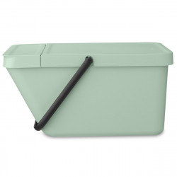 Brabantia Sort&Go 1006311 Recycling Bin, 20 L, Stackable, Light Green