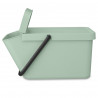 Cos depozitare sau reciclare Brabantia Sort&Go 1006311, 20 L,  22,5x45x28 cm, Stivuibil, Plastic, Verde deschis