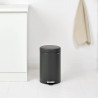 Кош за смет с педал Brabantia NewIcon 12L, Mineral Infinite Grey