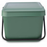 Кош за смет за разделно събиране Brabantia Sort&Go Stackable 20L, Fir Green