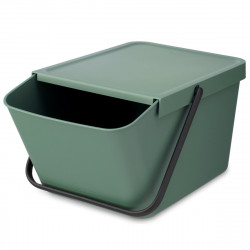 Cos depozitare sau reciclare Brabantia Sort&Go 1006309, 20 L, 22,5x45x28 cm, Stivuibil, Plastic, Verde închis